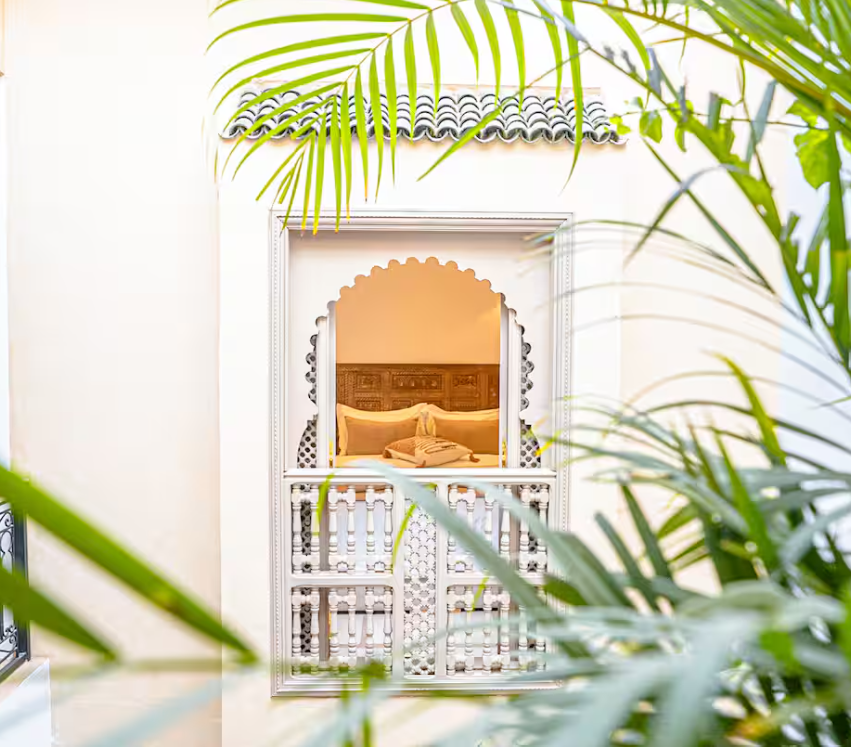 Fenêtre cintrée du riad